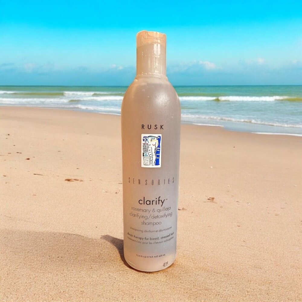 Rusk Sensories Clarify Rosemary & Quillaja Clarifying Detoxifying Shampoo 13.5oz